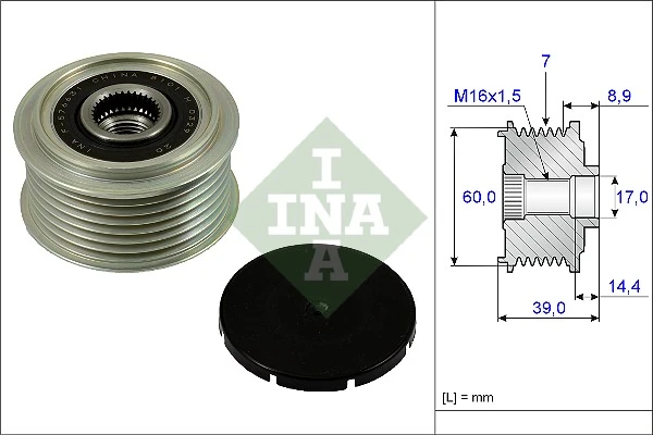 Alternator Freewheel Clutch